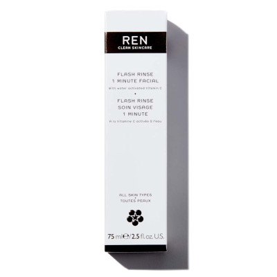 MẶT NẠ CHO DA RẠNG RỠ TỨC THÌ REN FLASH RINSE 1 MINUTE FACIAL 75ML