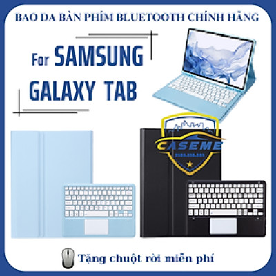 Bao Da Kèm Bàn Phím Bluetooth Có Trackpad Cho Samsung Galaxy Tab S8 – Thiết Kế Tháo Rời, Kết Nối Nhanh - Hàng Chính Hãng