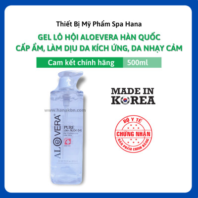 [KHUYẾN MÃI] Gel Nha Đam Dưỡng Ẩm Làm Mềm Dịu Da 100% Lô Hội Aloe Vera AWAKETHECELL 500ml