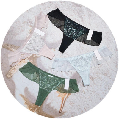 COMBO 4 QUẦN LỌT KHE REN BÈO PINOT 5915