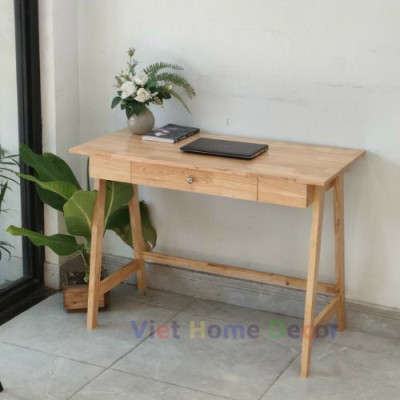 Bàn Học Bàn Làm Việc Viet Home Decor Gỗ Phong Cách Trẻ Trung 7010