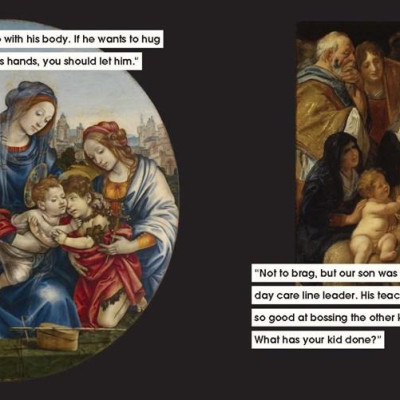 Sách - Parenting Advice to Ignore in Art and Life by Nicole Tersigni (UK edition, Hardcover)