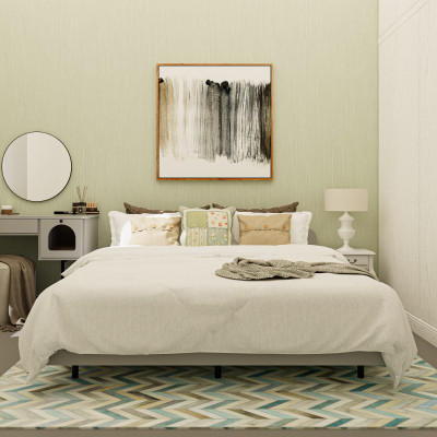 HAPPY FURNITURE , Giường ngủ chân sắt -  SISEEL , GNG_170 GNG_171 GNG_172 GNG_173 , 203cm x 29cm