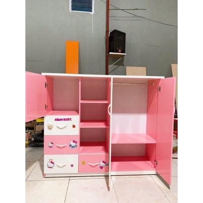 Tủ nhựa đài loan cho bé màu trắng nhiều ngăn kéo