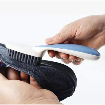 Bàn Chải Chà Vệ Sinh Giày Dép, Chà Chân- Bàn Chải Giặt Quần Áo Có Tay Cầm Tiện Lợi - TĂNG KÈM MÓC TREO DÁN - HÀNG CHÍNH HÃNG MINIIN