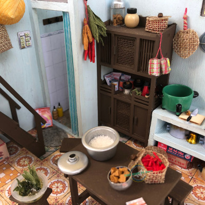 MÔ HÌNH TỰ LẮP RÁP DIY NHÀ SÀI GÒN XƯA - BẾP CỦA MẸ - TX02