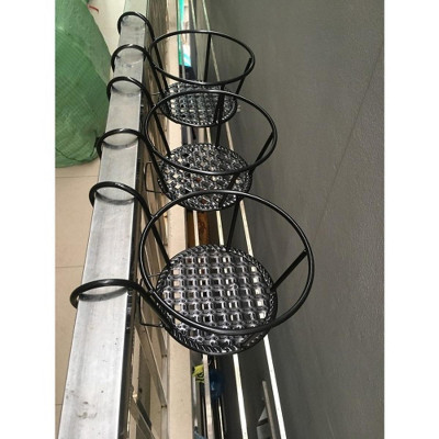 BỘ 5 KỆ ĐỂ HOA BAN CÔNG BẰNG SÁT -ĐEN