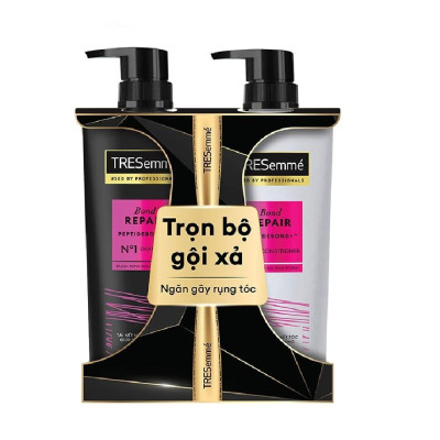 Combo Gội Xả Tresemmé Salon Rebond Dầu Gội 480g+ Dầu Xả 480g