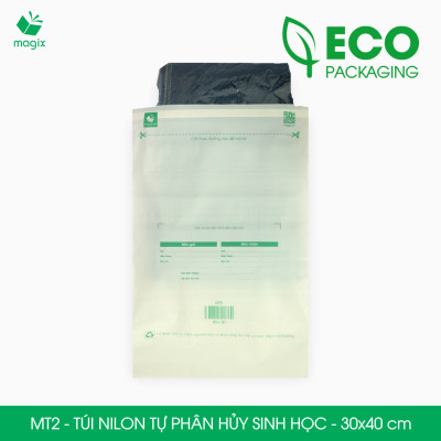 MT2 - 40x30 cm - 50 Túi nilon (tự phân hủy sinh học) đóng hàng