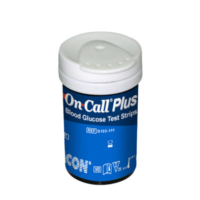 Máy đo đường huyết On Call Plus kèm 25 Que Thử - Hàng chính hãng ACON, BH Trọn đời