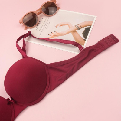 Áo Lót Nâng Ngực Trơn Siêu Đẩy LUPERI LU3AL840 đệm mút ép thấm hút mồ hôi bản 2 móc trẻ trung