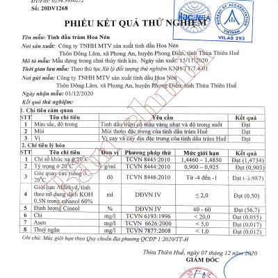 Tinh dầu Tràm ngâm củ nén 100ml - Hoa Nén - Chuẩn VietGAP - Chăm sóc sức khoẻ mẹ và bé