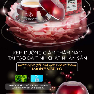 KEM MISSFAIRY NHÂN SÂM ĐỎ 15G - TÁI TẠO TẾ BÀO - CHỐNG NHĂN LÃO HOÁ