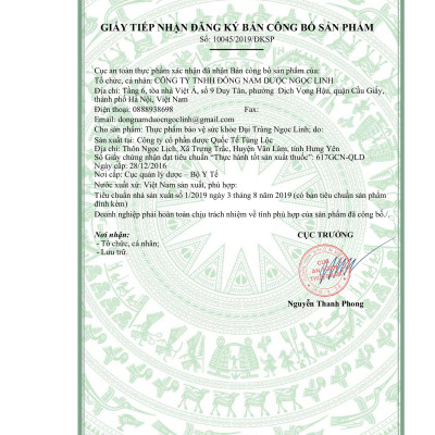 Đại Tràng Ngọc Linh - Hỗ trợ giảm các triệu chứng đau đại tràng