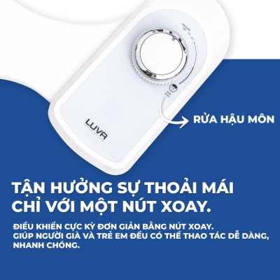 Vòi xịt vệ sinh thông minh LUVA BIDET LB101/LB201 xuất Hàn Quốc, BH 3 năm