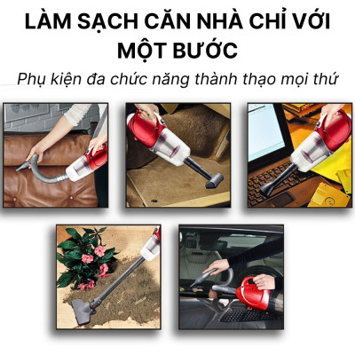 Máy hút bụi đa năng 8in1 SOKANY SK13048 loại CÓ DÂY, công suất cực mạnh 36000W, vừa hút vừa thổi bụi, làm sạch mọi ngóc ngách trong nhà - HÀNG CHÍNH HÃNG