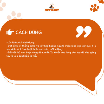 Lọ Xịt five Tox Spray Diệt Sạch Ve, Ghẻ, Rận, Bọ Chét, Bọ Mạt Cho Thú Cưng 100ml