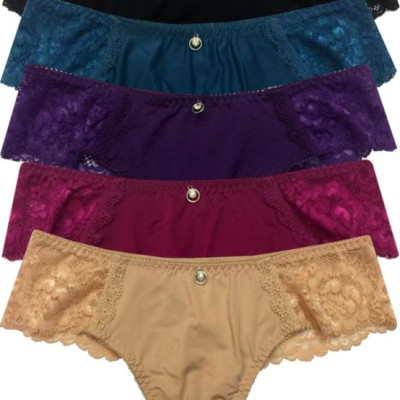 Combo 5 quần lót lọt khe phối ren QTK06 - Freesize