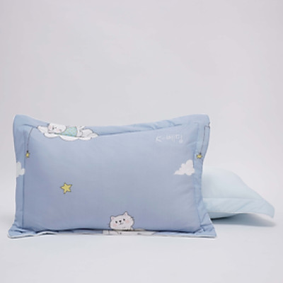 Cặp vỏ gối nằm chần bông K-Bedding by Everon chất vải Cool Flex (thun lạnh) mềm mát KCSP (1 cặp)