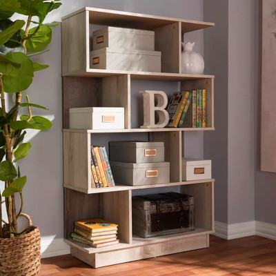 Kệ đỡ sách bằng gỗ MDF phủ melamine SMLIFE Byakko