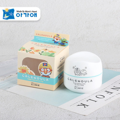 Kem dưỡng ẩm da mặt và Body trẻ em Pororo Calendula Hàn Quốc 50g