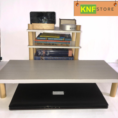 Kệ giá đặt màn hình máy tính hoặc laptop chống gù lưng,mỏi mắt,phủ lớp chống xước và chống nước từ KNF, mẫu mới 2023