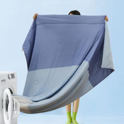 [CHĂN HÈ MÁT LẠNH] Mền lạnh I Cool Advance NIN House NM8034 2mx2m2 | Chăn chần bông Ice Silk lạnh như tencel, Chăn điều hoà nhiều độ