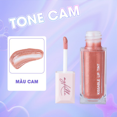 Son Bóng myKella Dưỡng Ẩm Lâu Trôi Màu Cam Đất