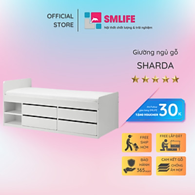 Giường hộp có ngăn kéo tiện lợi SMLIFE Sharda