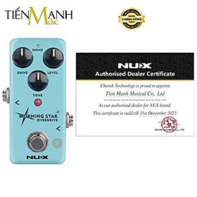 Phơ Đàn Guitar Nux Overdrive NOD3 Morning Star - Bàn Đạp Effect Pedal Mini Core NOD-3 Hàng Chính Hãng