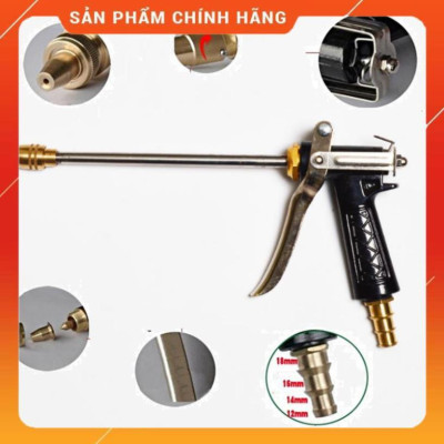 Bộ dây vòi xịt nước ️ , tăng áp 3 lần, loại 7m, 10m 206318 đầu đồng, cút đồng, + túi đựng bút