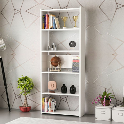 Kệ sách dùng từ gỗ đơn giản sang trọng SMLIFE Bacelos