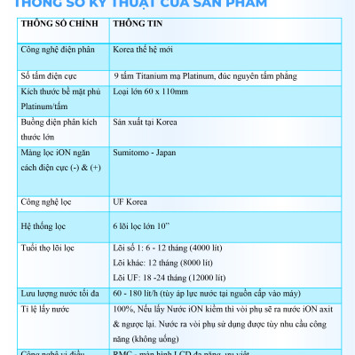 Máy Lọc Nước Điện Giải Ion Kiềm ROBOT IonKing 912 Chế Độ Nóng Thông Minh Lạnh 9 Tấm Điện Cực Titanium Phủ Platinum - Hàng Chính Hãng