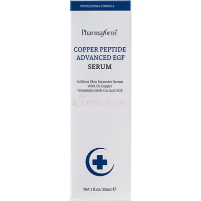 Tinh chất tái tạo da Pharmaform Copper Peptide Advanced Egf Serum (30ml) - Hàng chính hãng