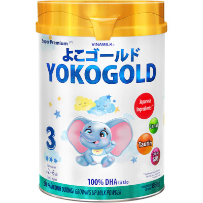 Sữa bột Vinamilk YOKOGOLD 3 850g (cho trẻ từ 2 - 6 tuổi)