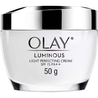 Kem dưỡng trắng da ban ngày Olay Luminous Light Perfecting Cream SPF 15 PA++ (50g) - Hàng chính hãng