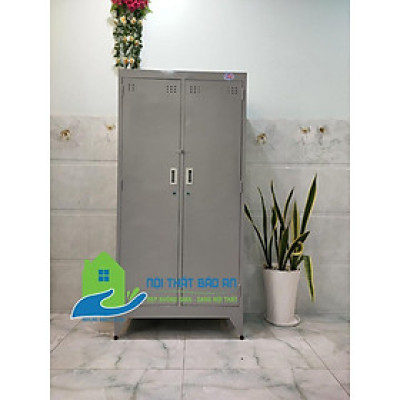 Tủ hồ sơ văn phòng 2 cửa cao 1m8 Bảo An