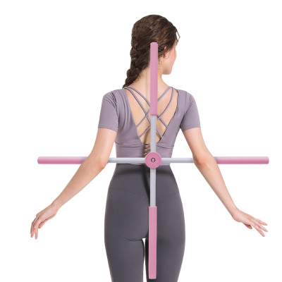 BG Gậy Tập Lưng, Vai 6015 PINK, Chống Gù, Uốn Thẳng Lưng, Gậy Tập Yoga (hàng nhập khẩu)