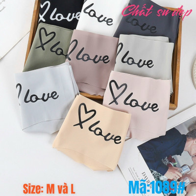 Combo 5 Quần Lót Nữ Su Trơn Nửa Mông Love 1089 – Seamless, Co Giãn 4 Chiều, Không Viền