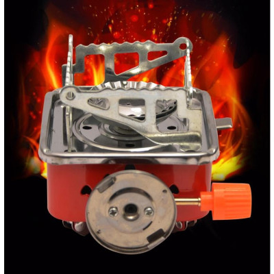 Bếp ga mini dã ngoại gấp gọn di động nhỏ cho du lịch gia đình và ngoài trời