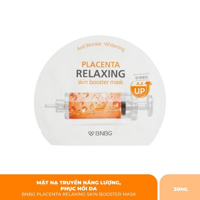 Mặt Nạ BNBG Truyền Năng Lượng, Phục Hồi Da Skin Booster Placenta Mask 30ml