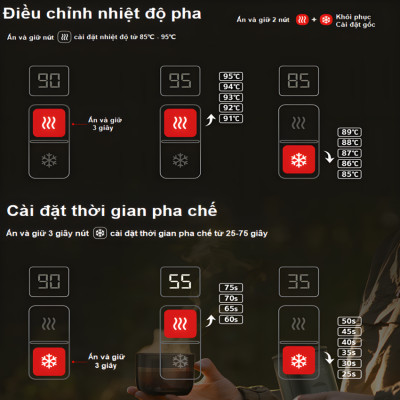 Máy pha cà phê cầm tay chuyên nghiệp Espresso 3 trong 1, dùng pin có thể pha cả nóng và lạnh HiBREW H4C - Hàng Chính Hãng