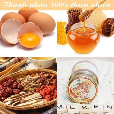 Trứng Gà Ta Hạ Thổ Mẹ Ken - 100ml (ngừa nám, tàn nhang, cấp ẩm cho da, xông hơ sau sinh, đắp mặt)