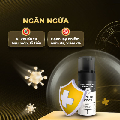 [Chai 100ml] Dung dịch vệ sinh nam hương thơm nam tính - Shell Masculine Scents