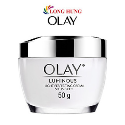 Kem dưỡng trắng da ban ngày Olay Luminous Light Perfecting Cream SPF 15 PA++ (50g) - Hàng chính hãng