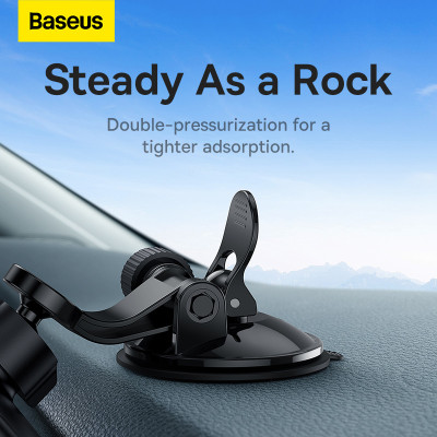 Giá Đỡ Điện Thoại Trên Ô Tô Baseus UltraControl Lite Series Car Holder Gắn Kính và Taplo Siêu Chắc Chắn -Hàng Chính Hãng