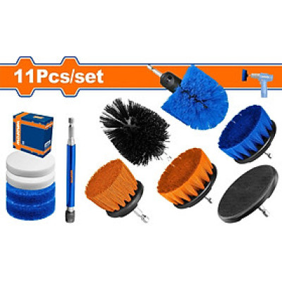 BỘ 11 BÀN CHẢI CỌ RỬA LÀM SẠCH WND5403 WADFOW - HÀNG CHÍNH HÃNG