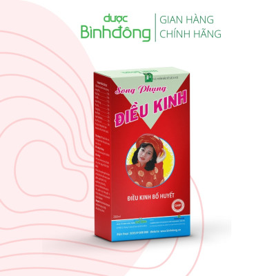 Song Phụng Điều Kinh Dược Bình Đông Chai 280ml - Bổ huyết, Điều hòa kinh nguyệt, Giảm đau bụng kinh
