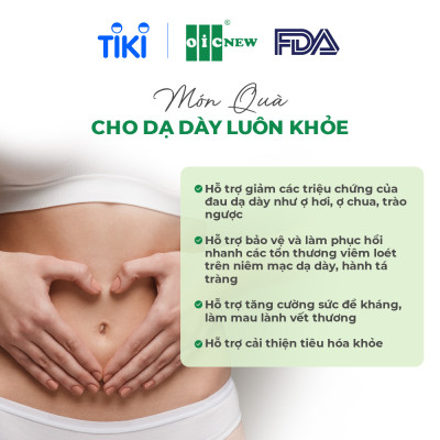 Dung Dịch Nano Curcumin OIC New Tinh Chất Nghệ Giảm Đau Dạ Dày Tức Thì Lọ 20ml