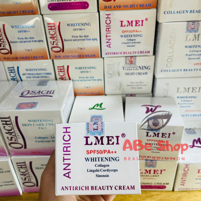 Kem LMEI Linh Chi - Đông Trùng - Collagen 25g - Dưỡng Trắng - Chống Lão Hóa - Giảm Nếp Nhăn - Ngừa Thâm Nám